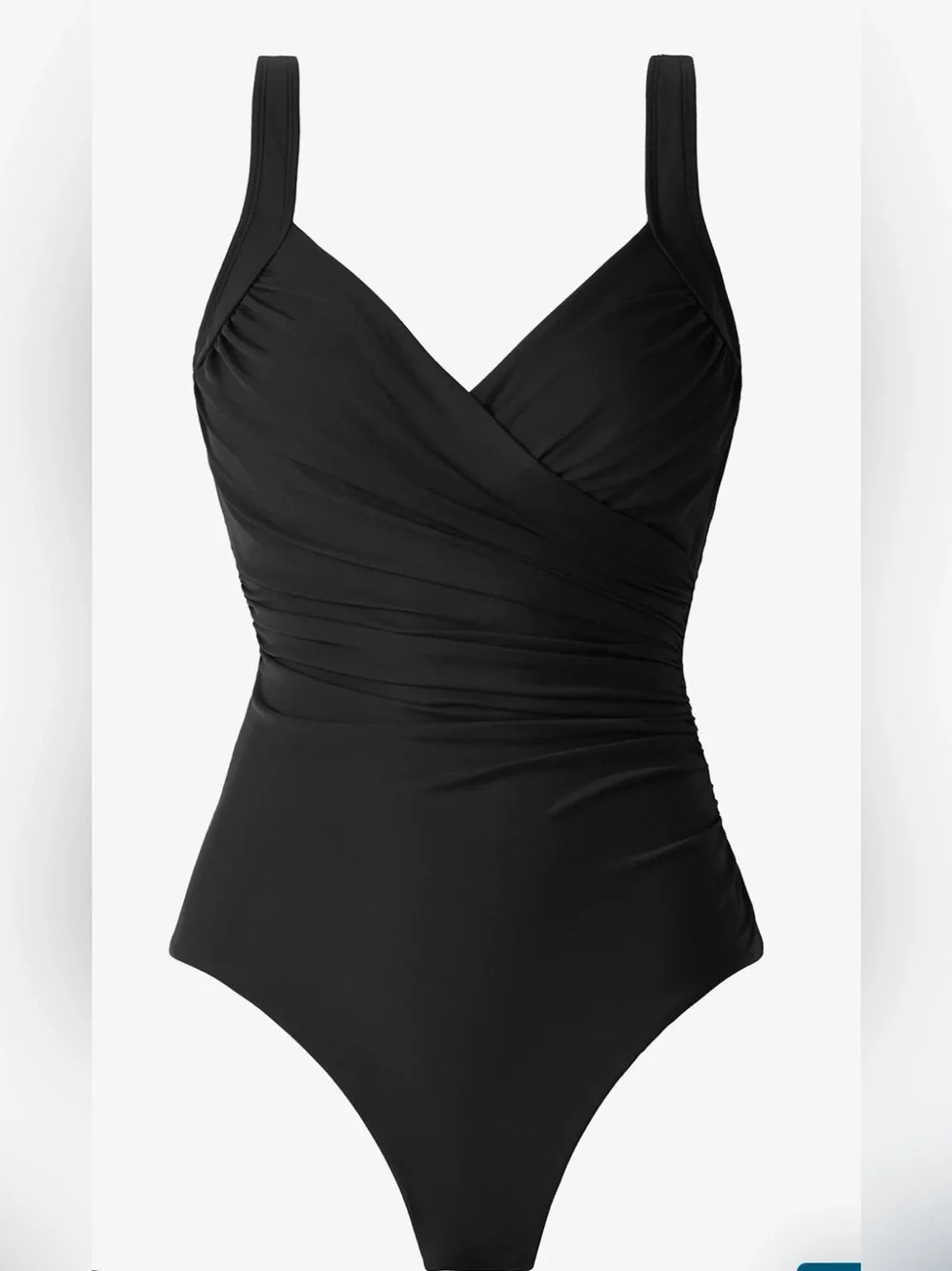 Miraclesuit Sanibel Black Underwire One-Piece Swimsuit NWT Size 14 - Picture 2 of 13